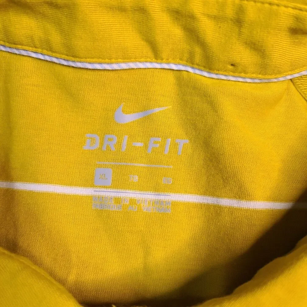 Nike Dri Fit Mens Polo Multicolor Size XL 100% Polyester Short Sleeve Pullover